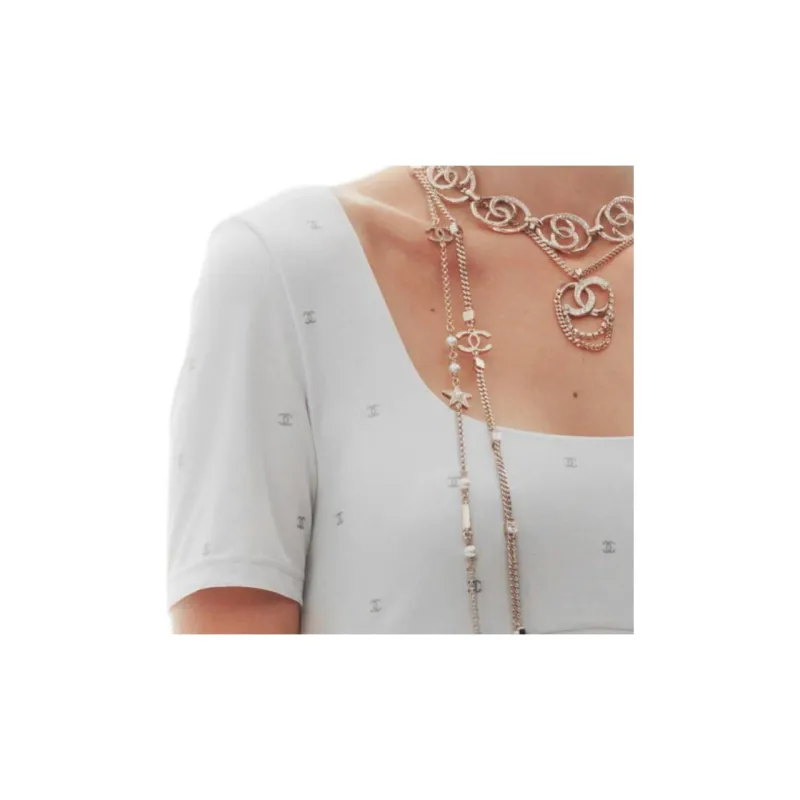 CHANEL T Shirts Women's Gray-4