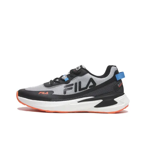 FILA Shuttle Running Shoes Men Low-Top Black, White, Orange