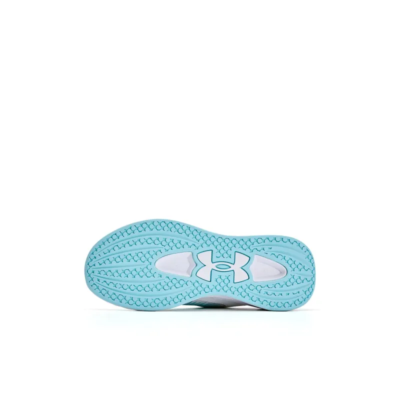 Under Armour Slip Resistant Anti Kick Wear Resistant Breathable Lightweight Warm Running Shoes Black White Kids'-10