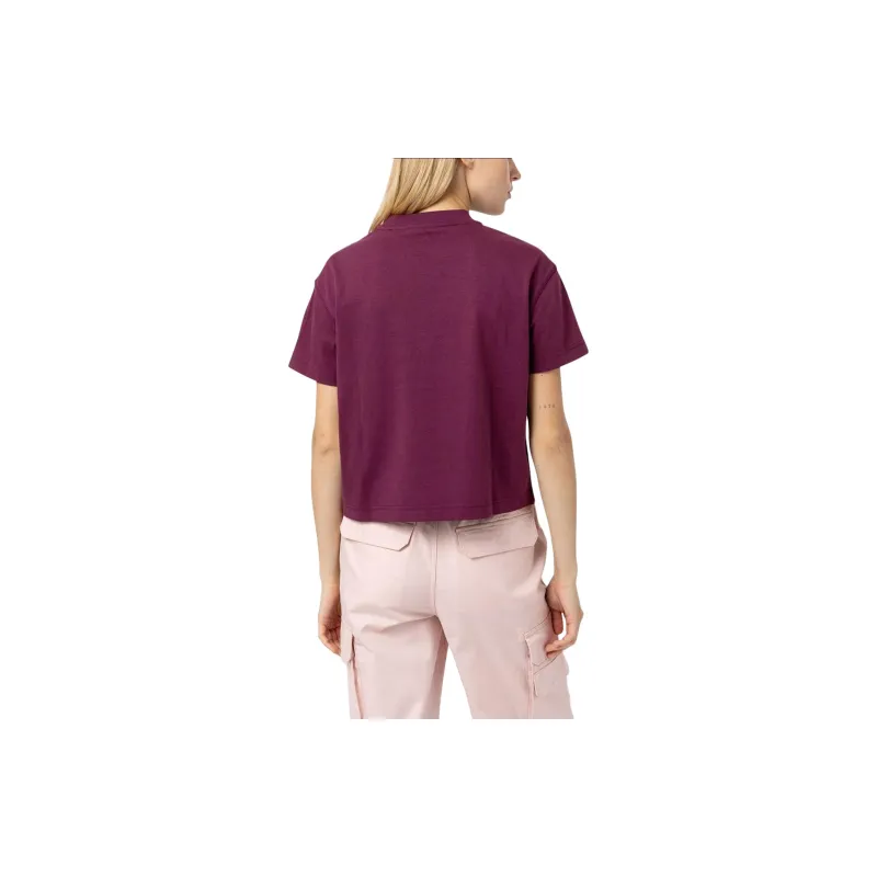 Dickies T-Shirts Women's Burgundy-2