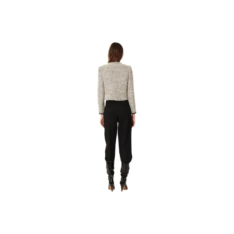 IRO NIGHT Jackets Coats Women's Black White-2