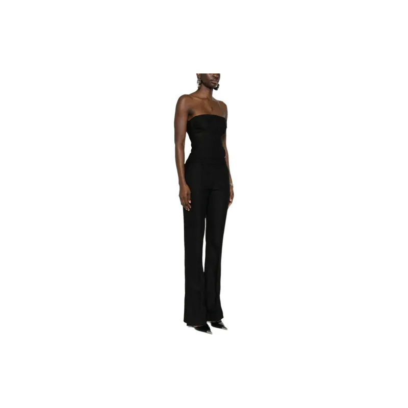 DAVID KOMA Cut-out Bustier Jumpsuit-3