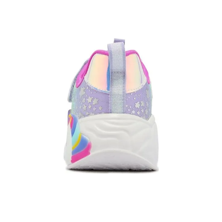 Skechers Lights Abrasion Resistant Breathable Kids Lifestyle Shoes Purple Kids'-3