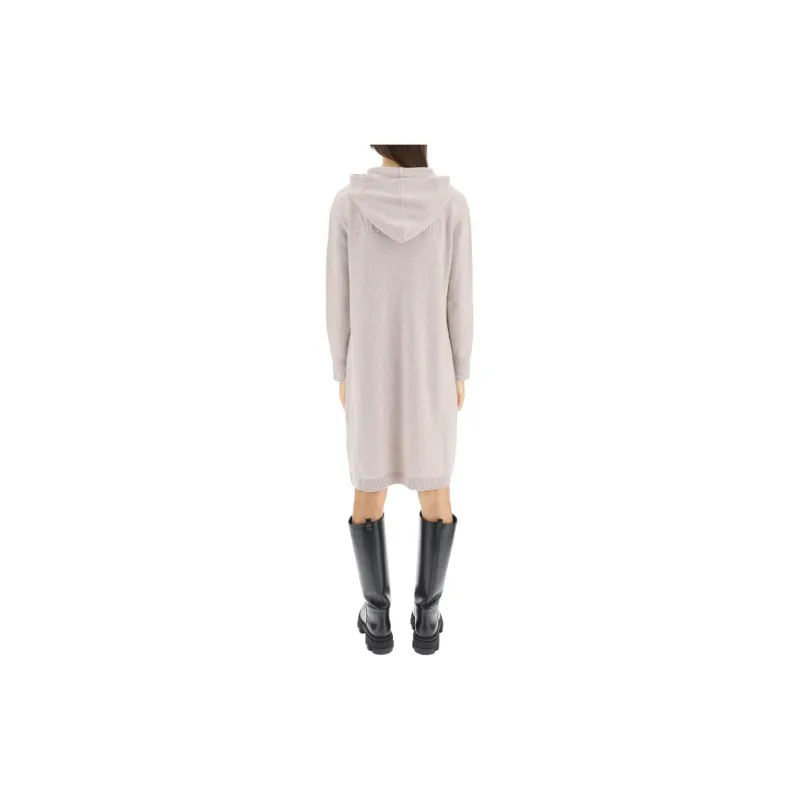 MaxMara FW22 Long Sleeved Dress Women's Light Pink-2