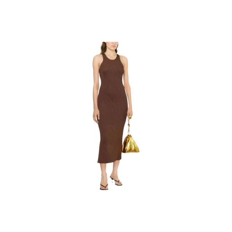 TOTEME Sleeveless Dresses Women's Brown-1