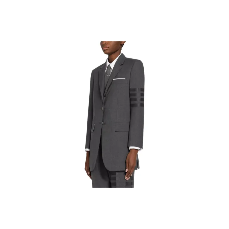 THOM BROWNE 4 Bar Stripe Wool Blazer-3