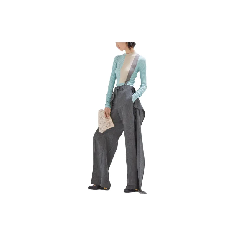 FENDI Double Layered Effect Trousers-2
