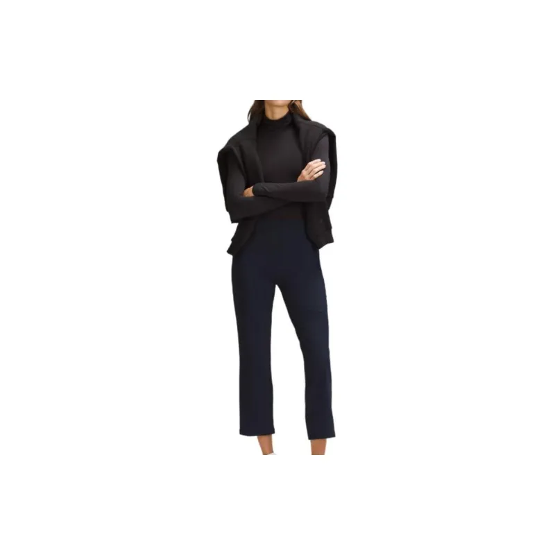 Lululemon Smooth Fit Pull On High Rise Cropped Pant Casual Pants Women's-14