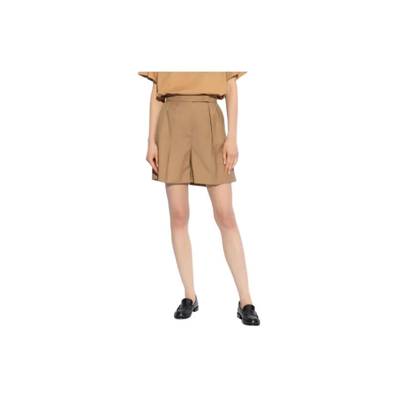 MaxMara Jessica Pleated Shorts-1