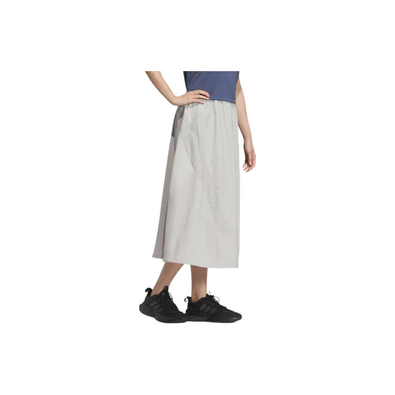 Adidas VOLUME SKIRT Casual Long Skirt Women's Light Gray-3