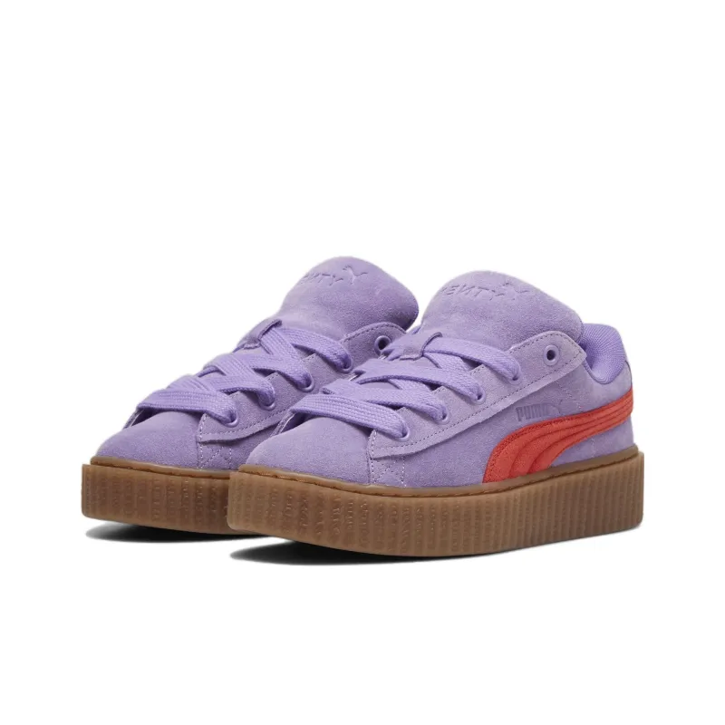 FENTY x PUMA Rihanna Fenty Creeper Phatty Abrasion Resistant Low Top Kids' Skateboarding Shoes Fuchsia Teenagers-2