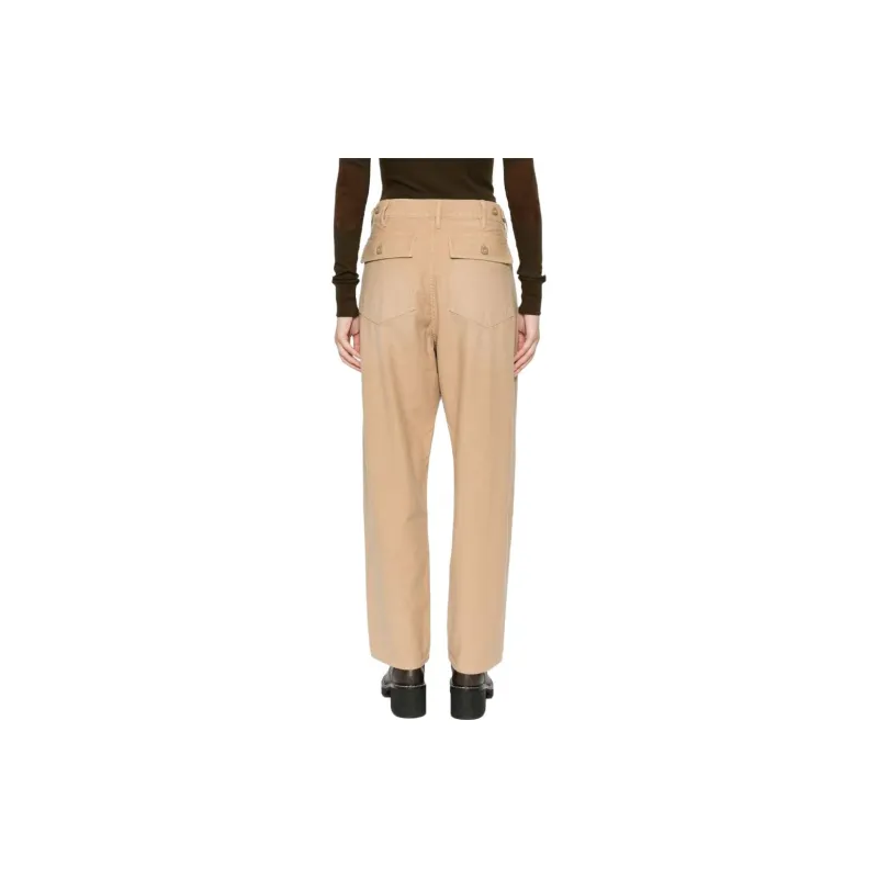 Polo Ralph Lauren Button Detailed Wide Leg Jeans-6