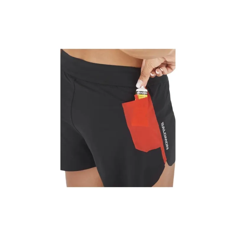 SALOMON S/LAB SPEED 3' Casual Shorts Women's Black-4