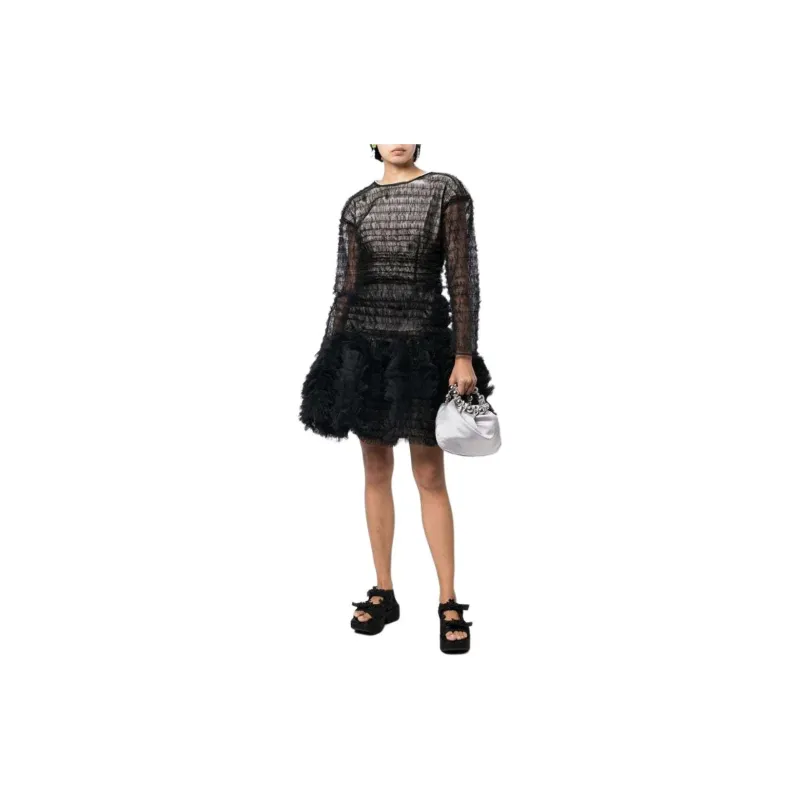 Molly Goddard Bianca Ruffled tulle Dress-1