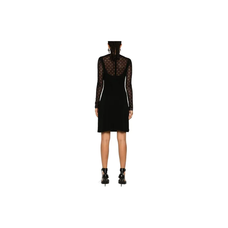 Givenchy 4G Flocked Midi Dress-2