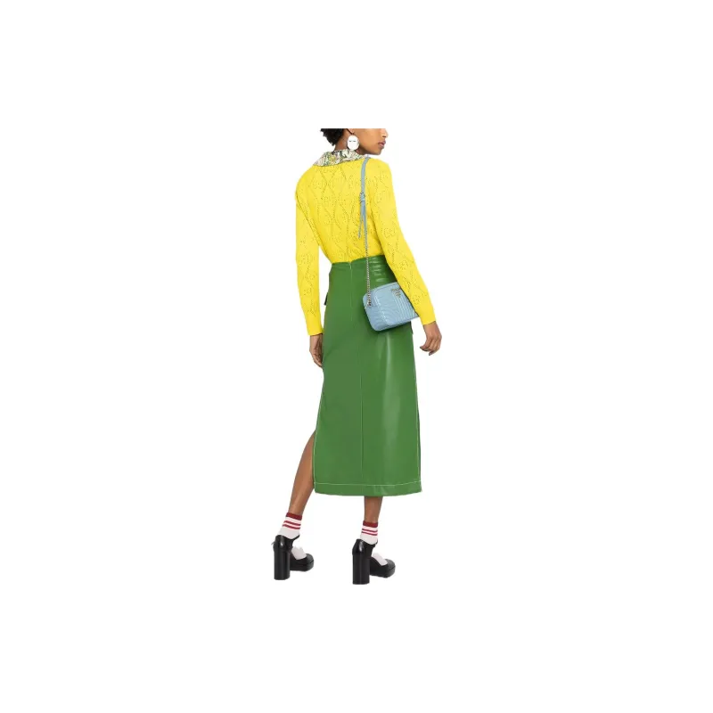 GUCCI Cashmere Sweaters Women's Yellow-2