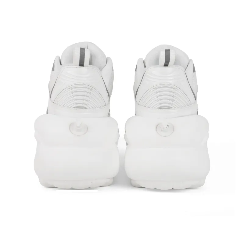ZERO COSMOS Cushioning Low Top Chunky Sneakers Unisex White-4