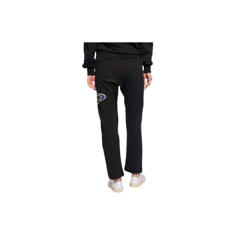 Vivienne Westwood Knitted Sports Pants Women's Black-3