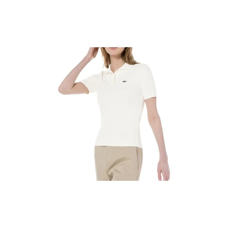 LACOSTE Polo Shirts Women's White-3