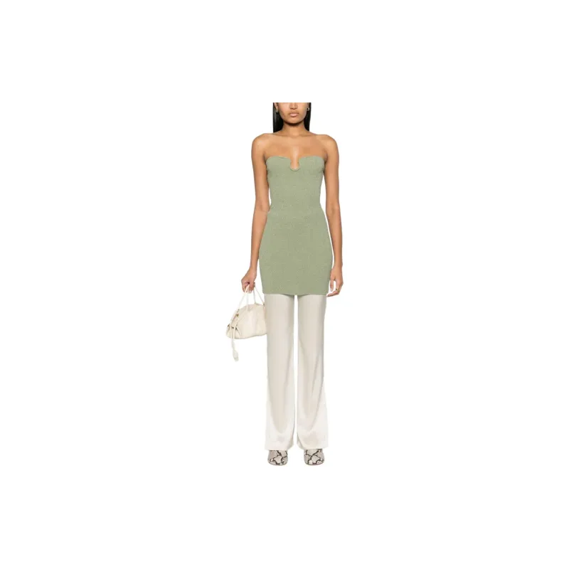 NANUSHKA Felina Side button Satin Pants-1
