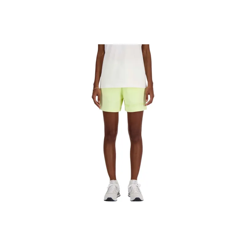 New Balance Essentials Casual Shorts Women's Green-1