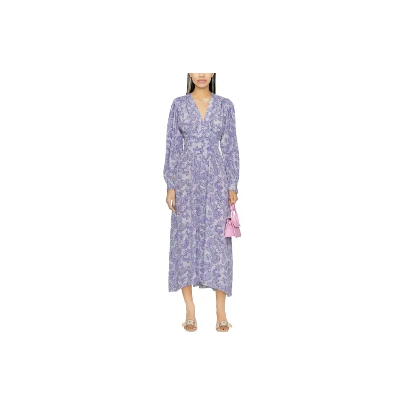 ISABEL MARANT Myrala Paisley print Midi length Dress-1