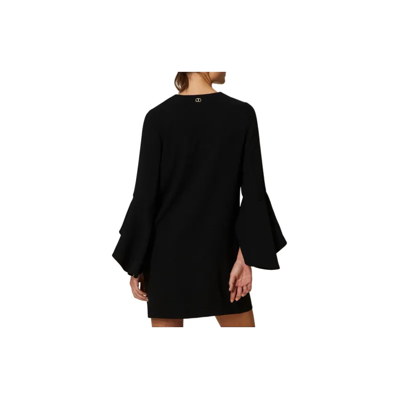 TWINSET MILANO Long-Sleeved Dresses Women's Black-1