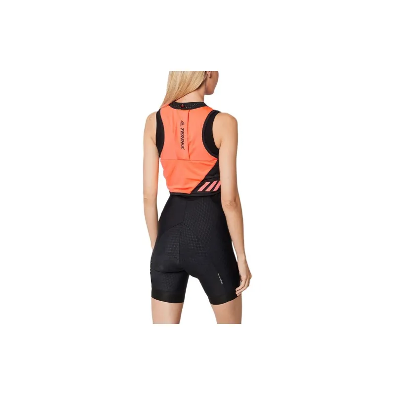 Adidas Sleeveless Sports Shirts Women's Pink-2