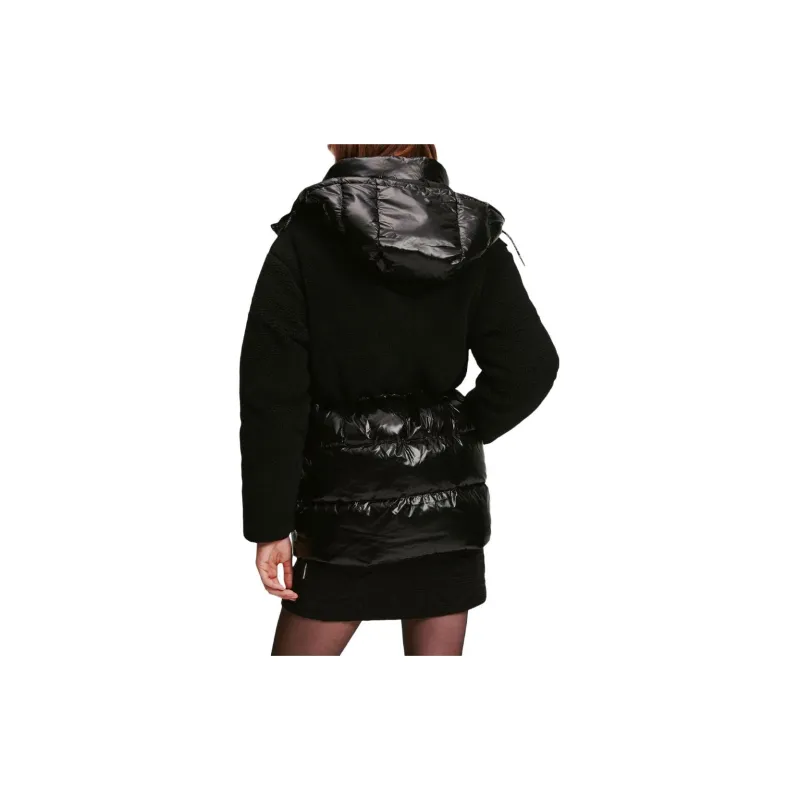 KARL LAGERFELD / Karl Lagerfeld Jeans Hooded Panelled Puffer Jacket-2