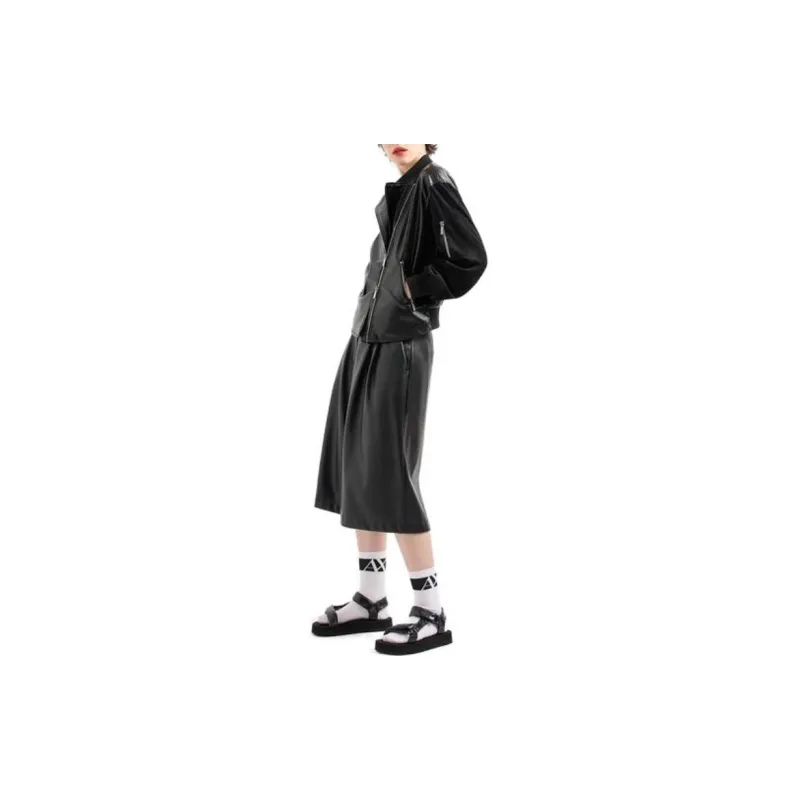 ARMANI EXCHANGE Jackets & Coats Women's Black-3