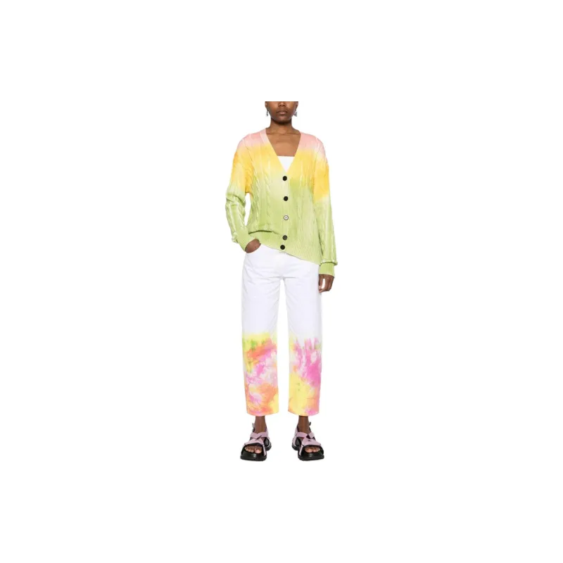 MSGM Tie Dyed Knitted Cardigan-1