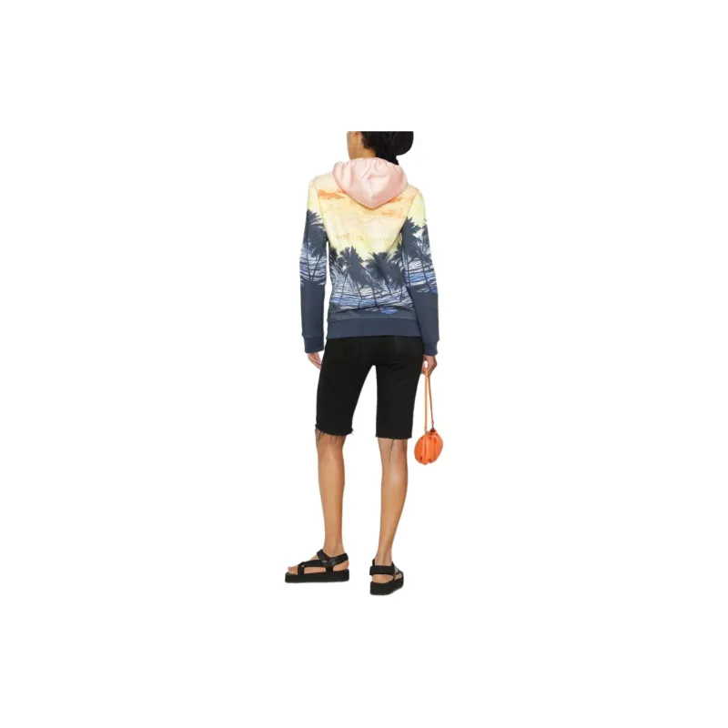 Paco Rabanne Sunset print Logo Hoodie-2