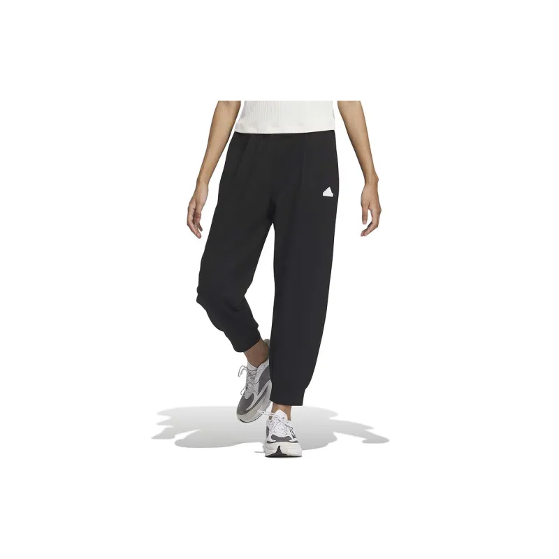 Adidas Knitted Sports Pants Women's Black-1