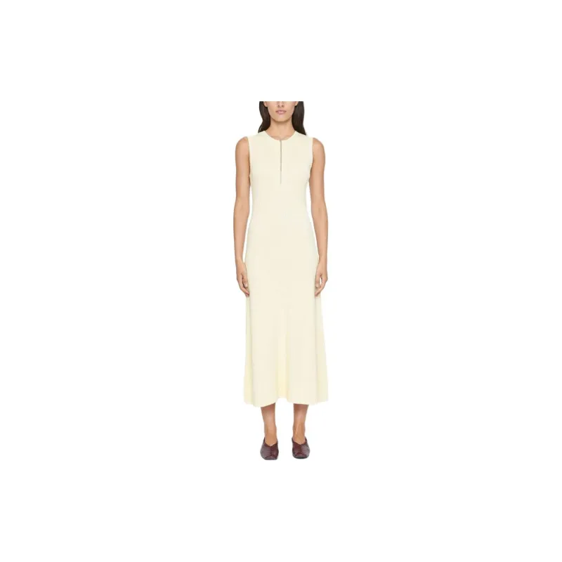 Anna Quan Jennie Ribbed-knit Midi Dress-1