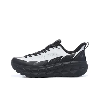 BMAI Cushioning Rebound Support Wear-Resistant Breathable Trail Running Running Shoes Unisex Black White
