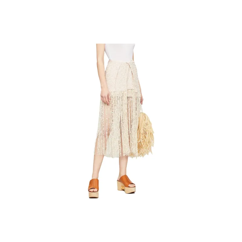 Jacquemus Casual Long Skirts Women's Pink-3