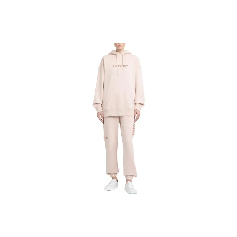 Givenchy Logo Embroidered Drawstring Hoodie-1