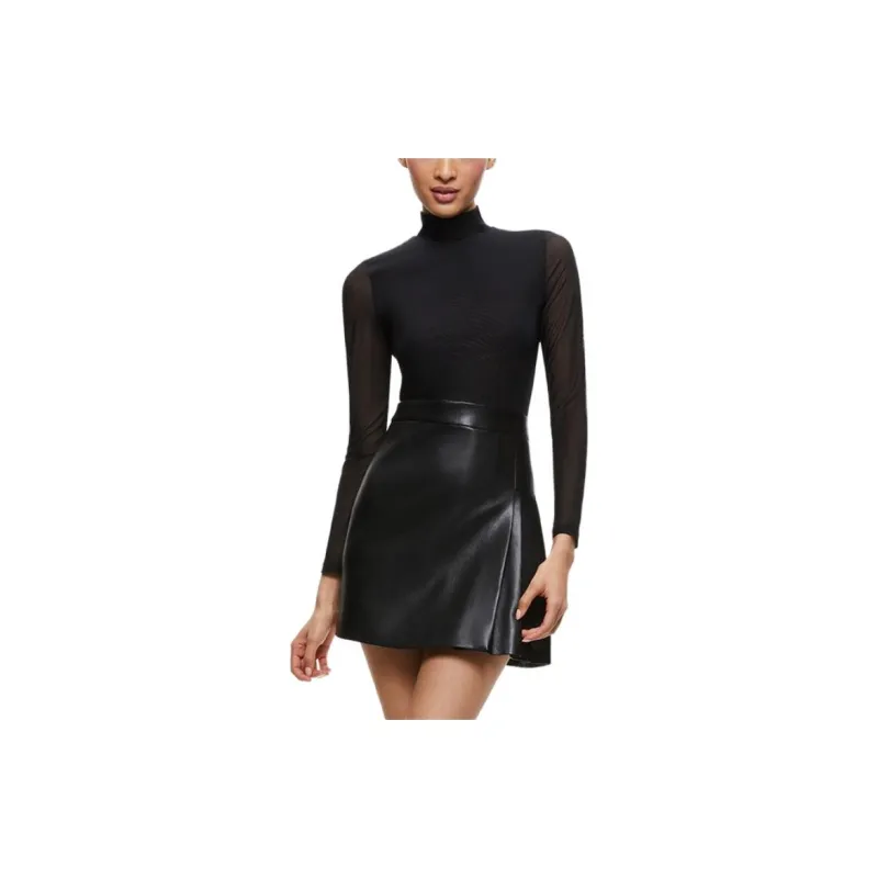 ALICE+OLIVIA Long-Sleeved Dresses Women's Black-2