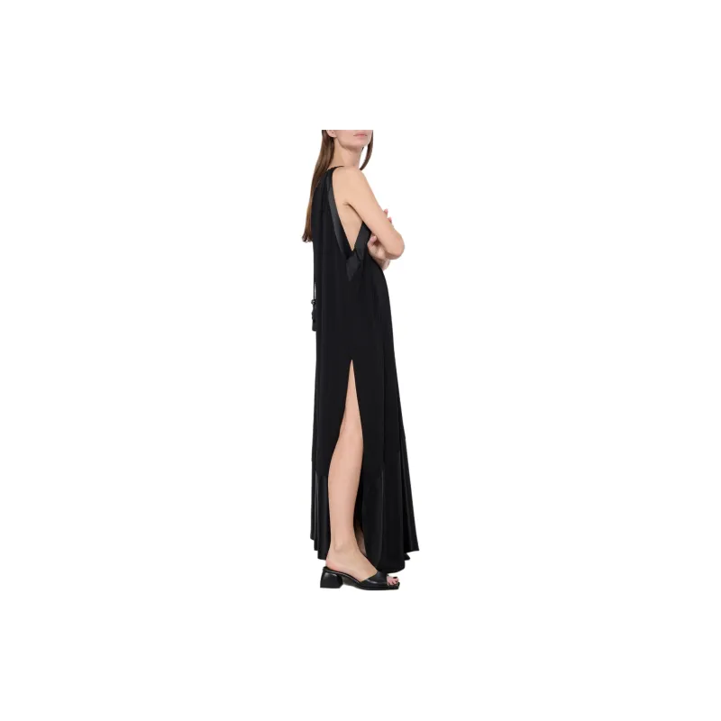 MaxMara Slip Dress Women's Black-3