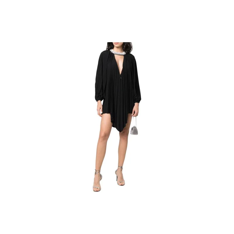 Alexandre Vauthier Long-Sleeved Dresses Women's Black-1