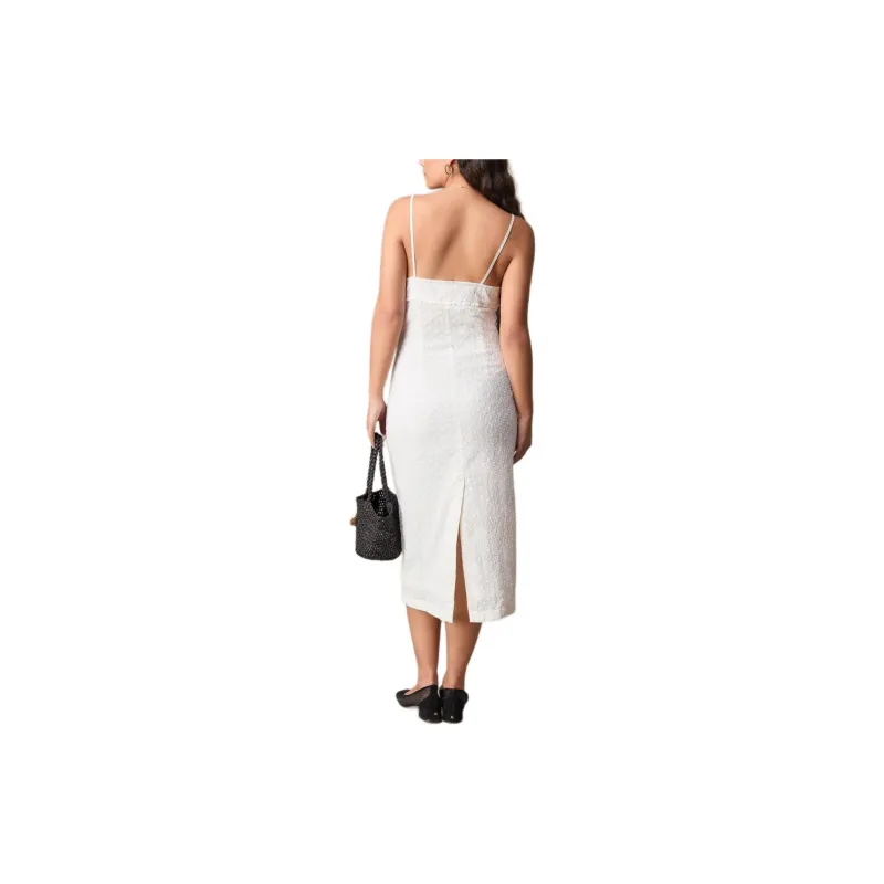 Rouje ALBERTE DRESS Slip Dresses Women's White-2
