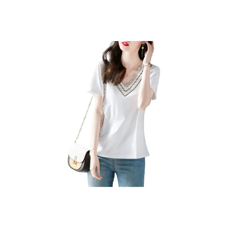 XWI T Shirts Women's White-2