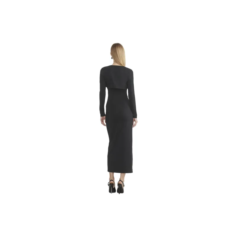 ARITZIA Contour Shrug Cropped Coats Women's Black-2