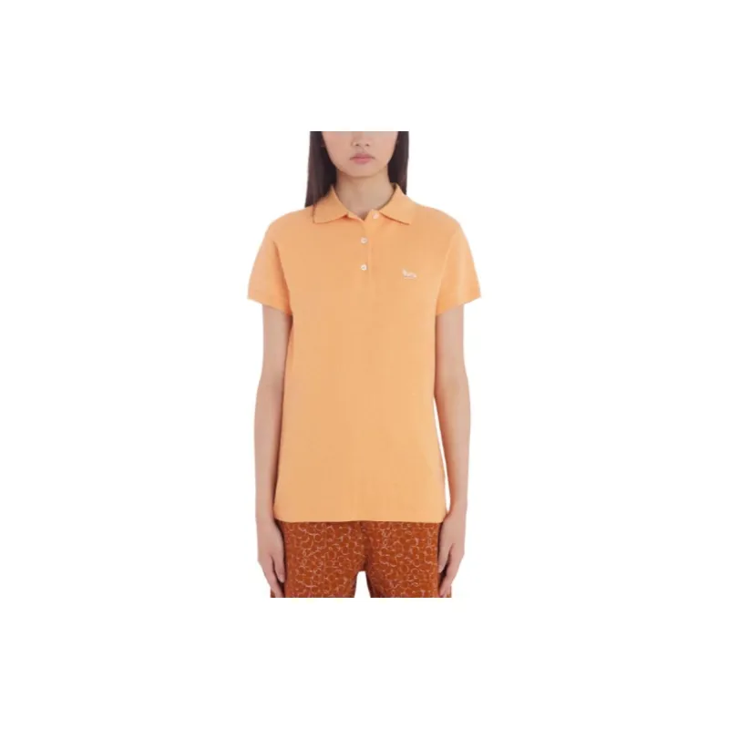 Maison Kitsune Polo Shirt Women's Orange-2