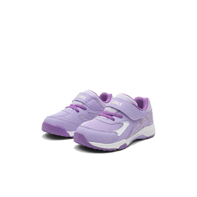 Asics Cushioning Low Top Kids' Running Shoes Purple Children Aged 3 7 Years Old-1