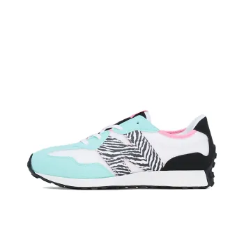 New Balance NB 327 Low Top Kids' Running Shoes Green White Black Teenagers