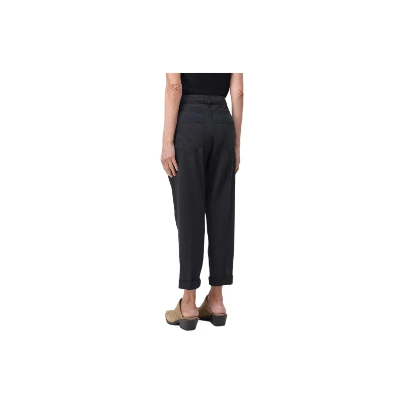 Dondup Logo Patch Cropped Straight Leg Jeans-2
