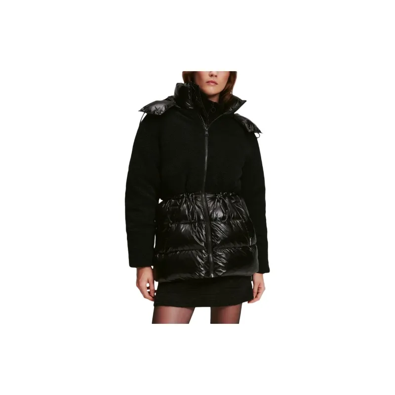 KARL LAGERFELD / Karl Lagerfeld Jeans Hooded Panelled Puffer Jacket-1