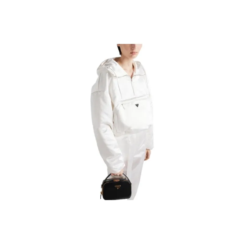 PRADA Puffer Jacket Women's White-3