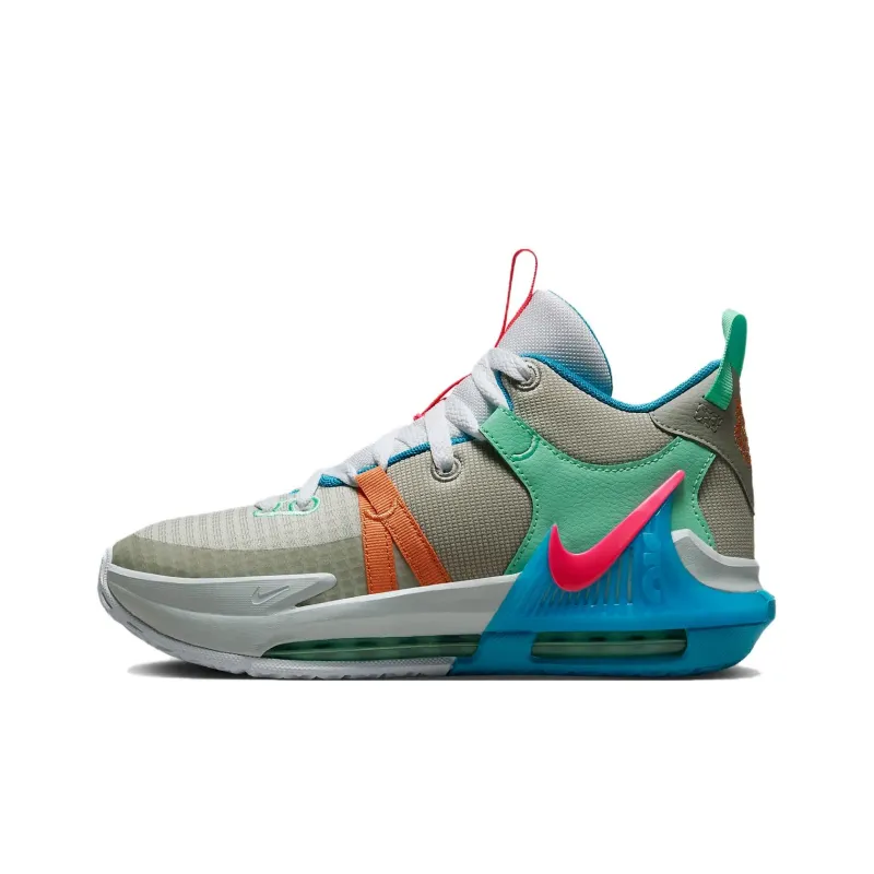 Nike LeBron Witness 7 GS 'Grey Fog Multi Color'-0